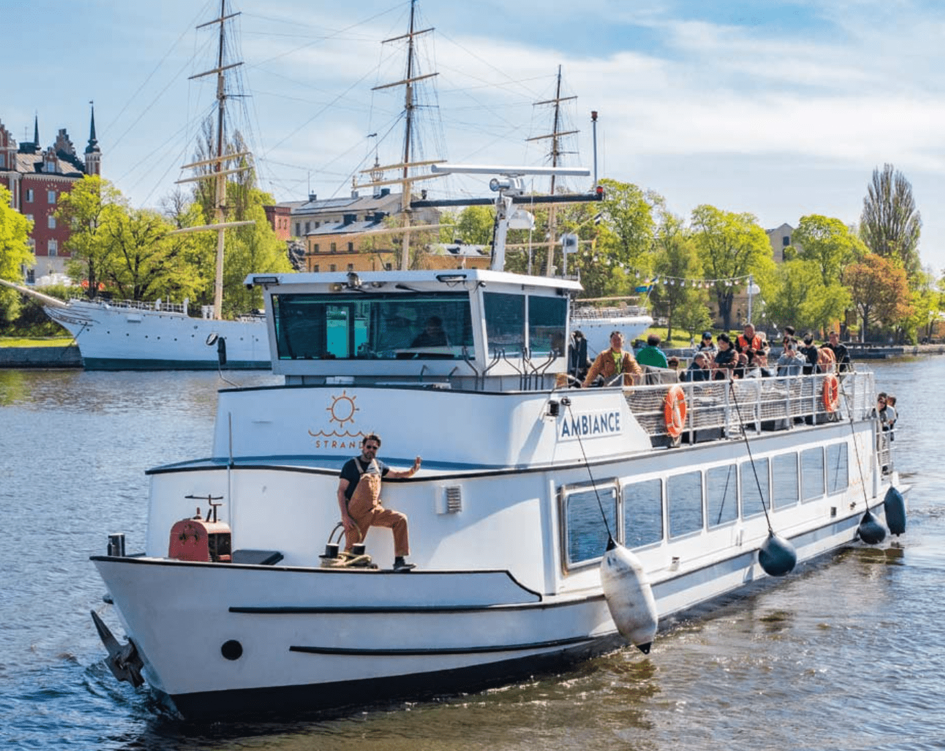 M/S Ambiance – båt för event vid Skeppsholmen