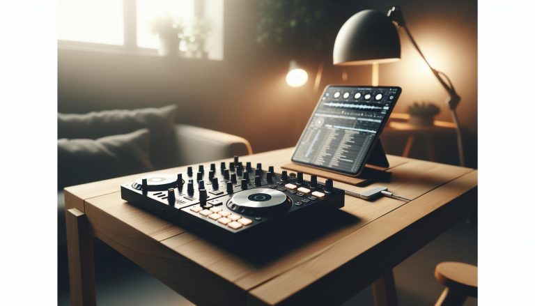 Dj controller for ipad